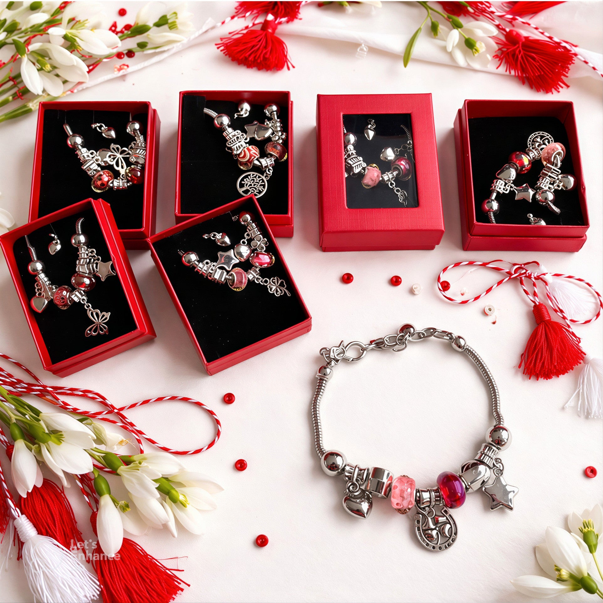 Accesorii pentru Aranjarea Parului 5/set din Plastic, Diferite Culori