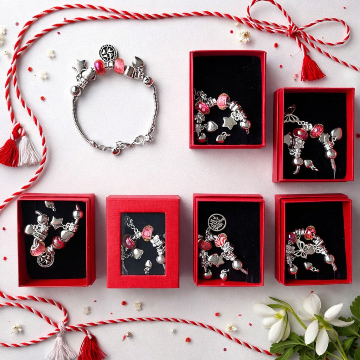 Accesorii pentru Aranjarea Parului 5/set din Plastic, Diferite Culori