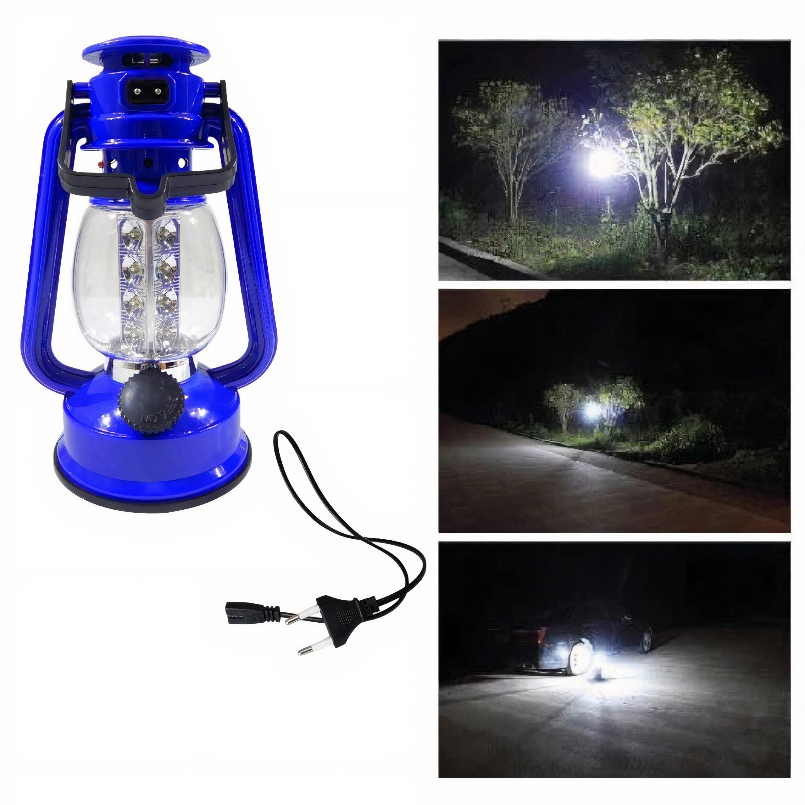 Lampa LED 23x9cm Model Felinar Lumina Reglabila, Portabila cu Baterii BA-108