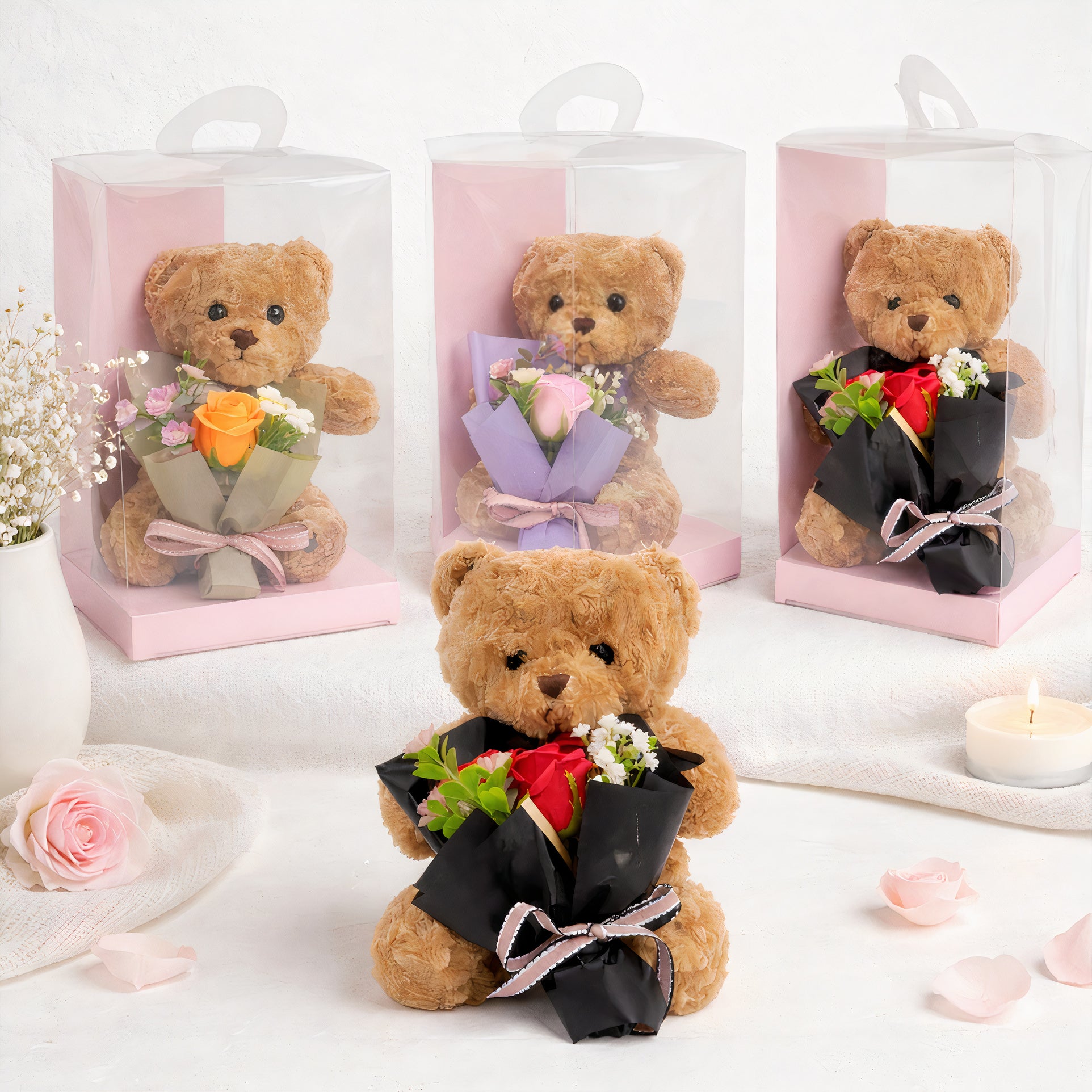 Accesorii pentru Aranjarea Parului 5/set din Plastic, Diferite Culori