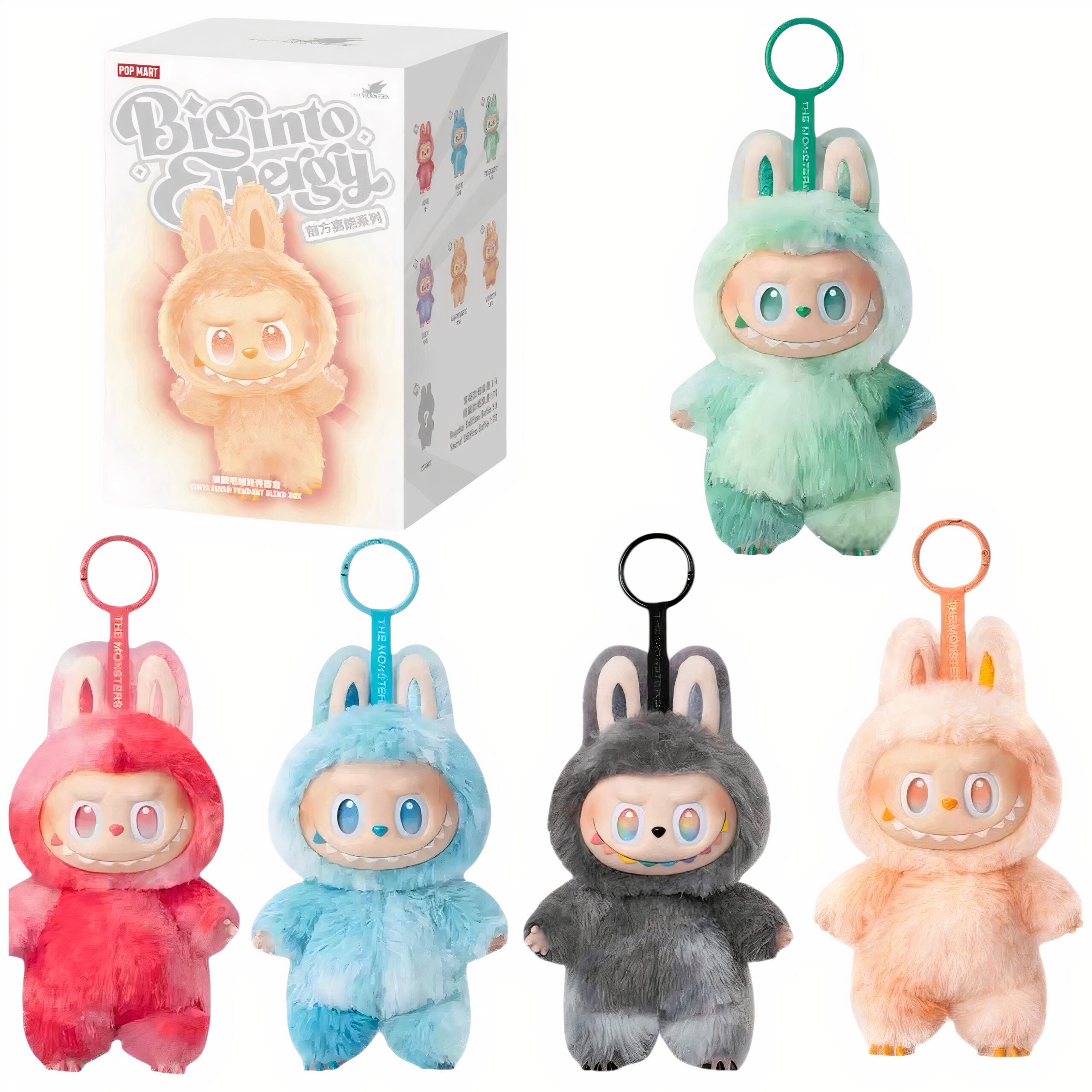 Jucarie de Plus Labubu The Monsters 18cm, Seria Big Energy Series Generația 3 Random BlindBox