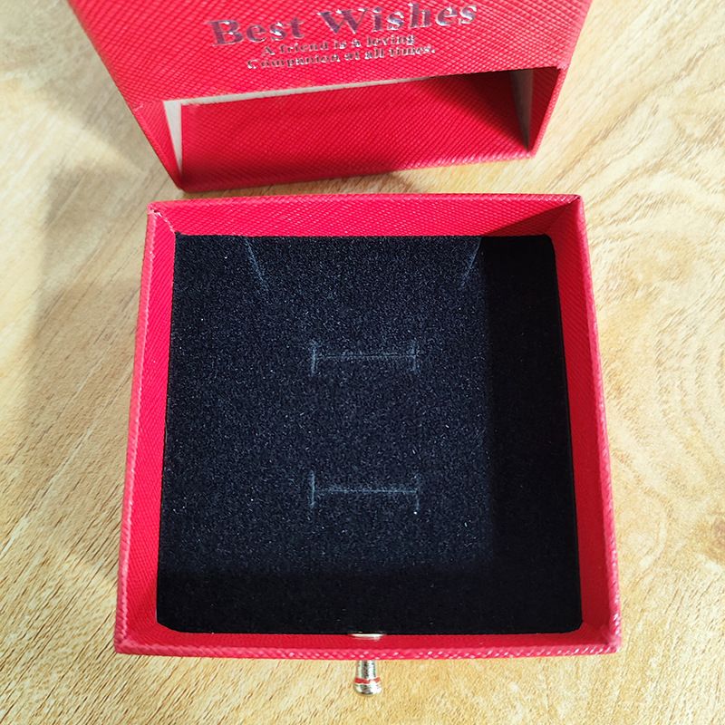 Trandafir Artificial 7x5cm din Spumă, în Cutie cu Sertar 10×8.5cm, cu Pungă de Cadou și Cartonaș Mesaj, Diferite Culori