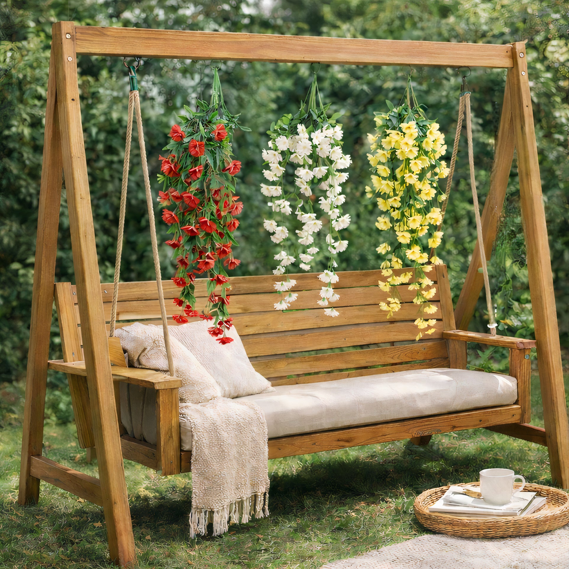 Floare Artificiala Ghirlanda 80cm, Curgatoare Diferite Culori