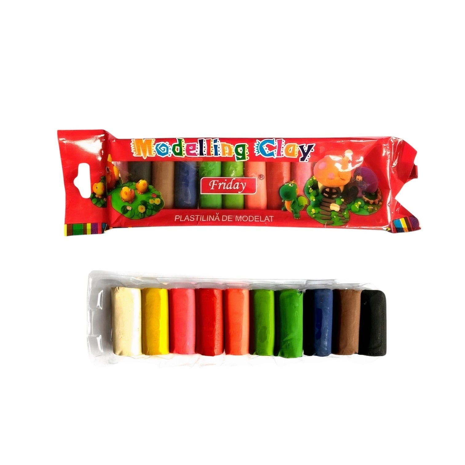 Plastelina 10 Culori 200g